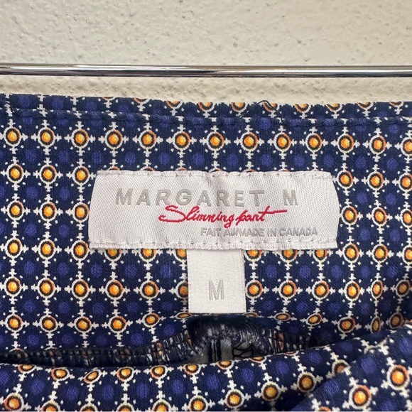Margaret M Slimming Pant‎ Blue Straight Mid Rise Women’s Sz Medium - Picture 3 of 5